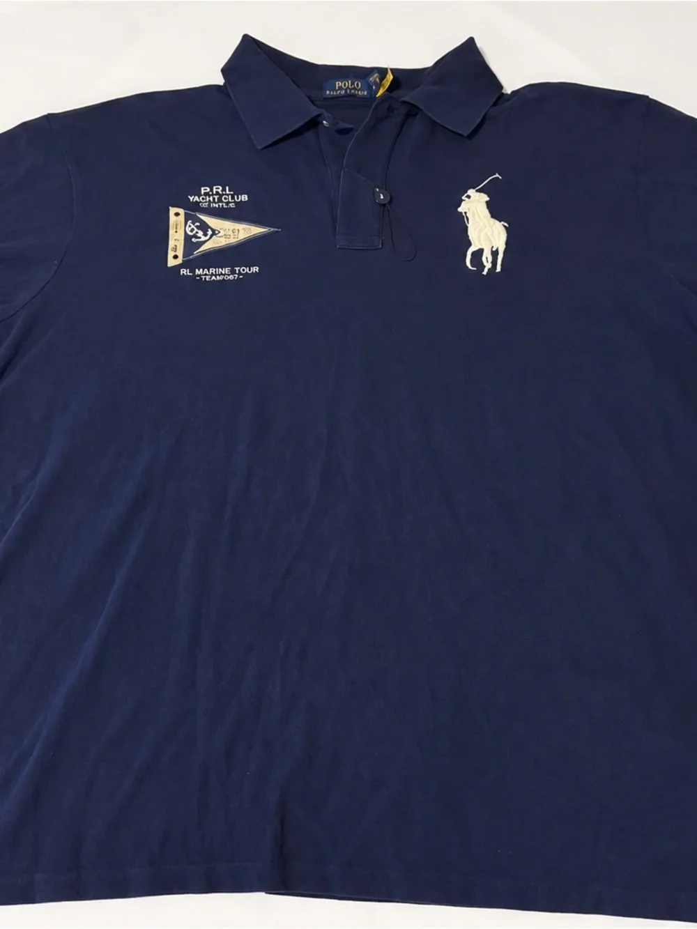 Polo by Ralph Lauren Navy Short-Sleeve Polo with Embroidered Pony